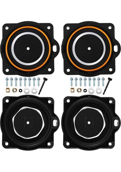 Hi Blow HP60/ Hp-80 Havalandırıcılarla Uyumlu 2 Hava Pompası Yenileme Kiti, 4 Diyafram, Vidalar ve Emniyet Pimleri Içerir (Yurt Dışından)