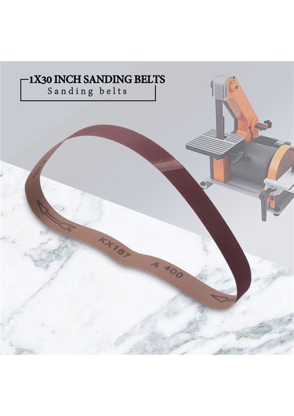 15 Adet 1X30 Inç Alüminyum Oksit Zımpara Kayışları Ağır Zımpara Kayışları Çok Amaçlı Aşındırıcı Kayışlar Zımpara Kayışı Tezgahı (Yurt Dışından)