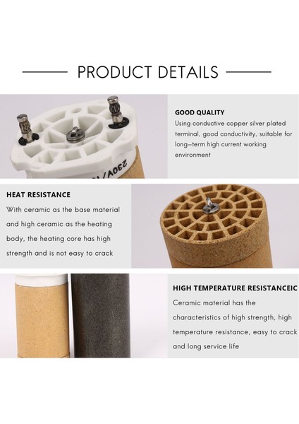 230V/1650+1650W Isı Isıtma Elemanları Sıcak Hava Plastik Kaynakçı Tabancası/ısı Tabancası/plastik Kaynakçı Aksesuarları (Yurt Dışından) indirimleri