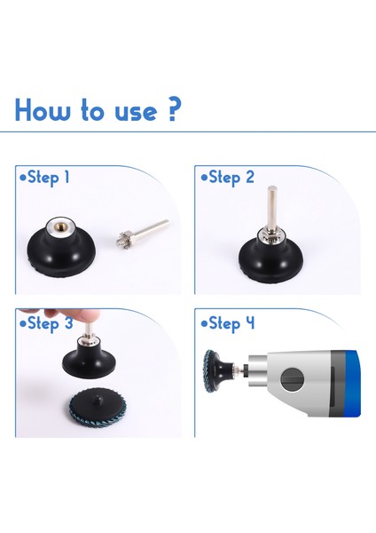50MM 2 Inç Kesme Diski Zımpara Diski Rolor Rulo Kilit Aşındırıcı Aletler Parlatma Metal Demir Pas Temizleme Taşlama Tekerleği Uyar (Yurt Dışından) indirimleri
