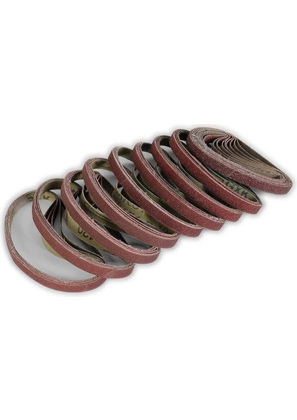50 Adet Zımpara Bantları 330X10MM Zımpara Dosyası Araçları P40 - P600 Aşındırıcı Zımpara Ekran Bandı Elektrikli Alet Aksesuarı Ahşap (Yurt Dışından)