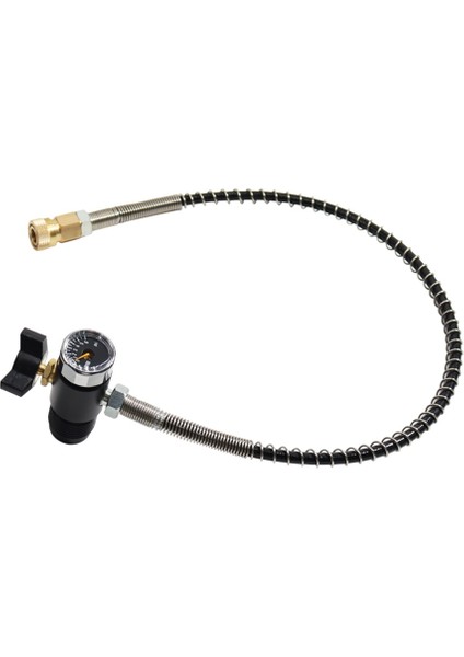24 Inç Pcp Tüplü Dalış Hpat Valfı Co2 Dolum Istasyonu Dolum Adaptörü G5/8 Erkek (Yurt Dışından)