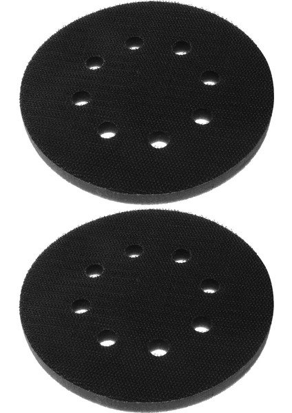 Adet 5 Inç (125MM) 8 Delikli Yumuşak Sünger Arayüz Pedi Zımpara Pedleri ve Pürüzlü Yüzey Parlatma Için Cırt Cırt Zımpara Diskleri (Yurt Dışından)