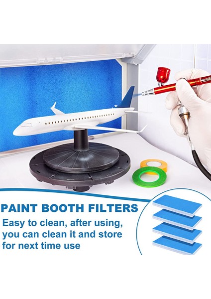 Adet Filtre Boya Kabini Filtreleri Püskürtme Kabini Master/paasche/sky Enterprise ile Uyumlu Airbrushing Için Filtreyi Değiştirin (Yurt Dışından)