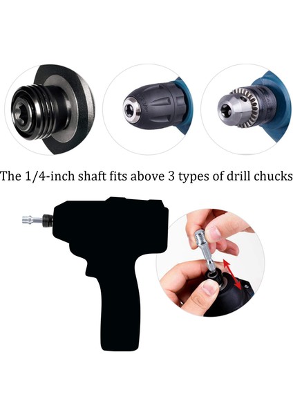 Inç Matkap Güç Fırça Kiremit Scrubber Ovma Pedleri Temizleme Kiti, Ağır Ev Temizlik Aracı (Matkap Dahil Değildir) (Yurt Dışından)