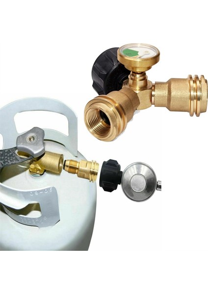 Propan Tankı Adaptörü Pol Lp Tank Servis Vanasını Qcc1 / Tip1 Hortum Veya Regülatöre Dönüştürür (Yurt Dışından)