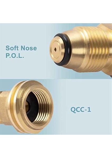 Propan Tankı Adaptörü Pol Lp Tank Servis Vanasını Qcc1 / Tip1 Hortum Veya Regülatöre Dönüştürür (Yurt Dışından)