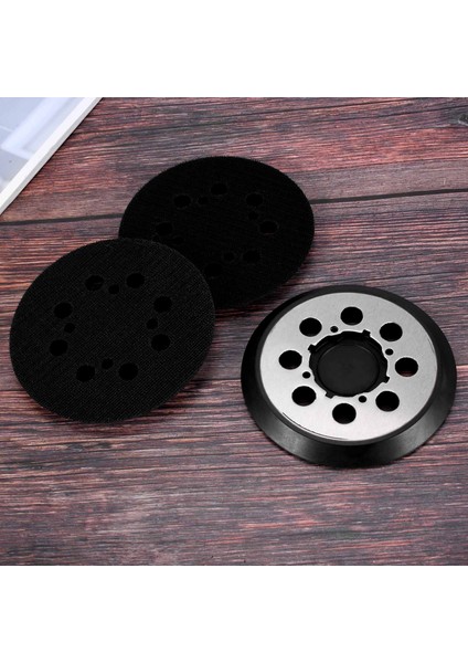 3 Paket Metal 5 Inç 8 Delikli Kanca ve Döngü Yedek Zımpara Pedi, Ped Parça Numarasıyla Değiştirin DWE64233 ve N329079 (Yurt Dışından)