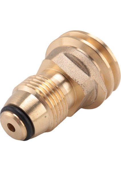 2 Adet Propan Gaz Adaptörü Pol Lp Tank Servis Vanasını Qcc1/tip1 Çıkış Pirinç Adaptörüne Dönüştürür (Yurt Dışından)