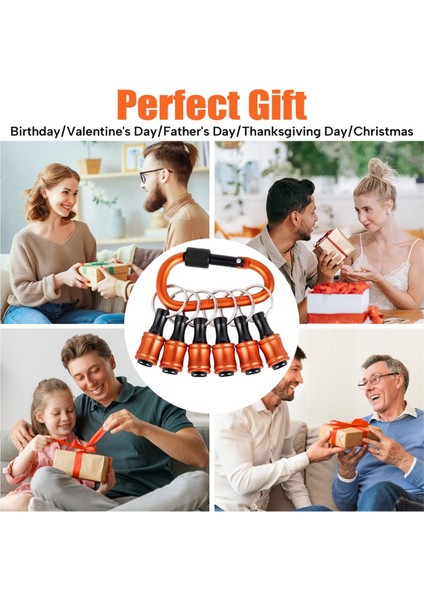 6 Adet Bit Tutucu Anahtarlık, 1/4 Inç Altıgen Şaft Bit Tutucu, Hızlı Değişim Tasarımı (Yurt Dışından) modelleri