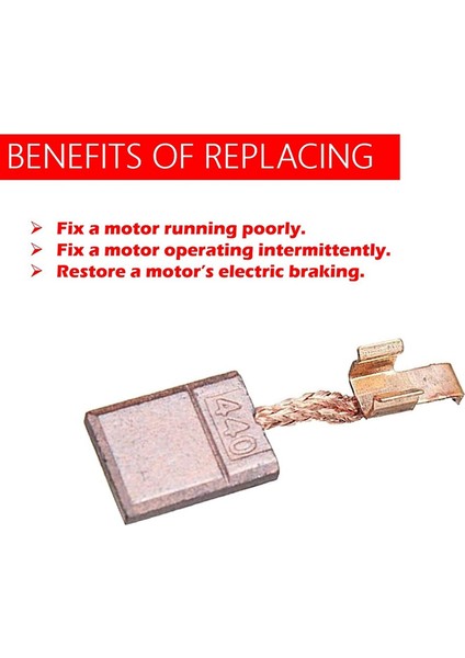 6-Pack Dayanıklı CB-440 Karbon Fırçalar Makita CB-440 CB-448 CB-436 195021-6 194427-5 Için Yedek Karbon Fırçalar (Yurt Dışından) modelleri