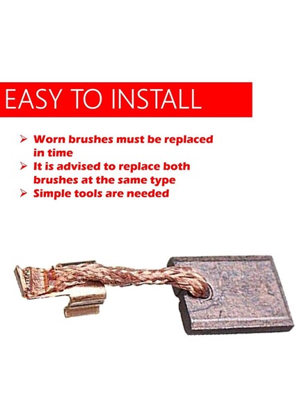 6-Pack Dayanıklı CB-440 Karbon Fırçalar Makita CB-440 CB-448 CB-436 195021-6 194427-5 Için Yedek Karbon Fırçalar (Yurt Dışından) fırsatları