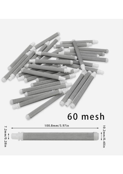 10 Paket Filtre Tamir Araçları Havasız Sprey 60 Mesh Havasız Püskürtme Makinesi Aksesuarları Çeşitli Modeller Için Filtre (Yurt Dışından)