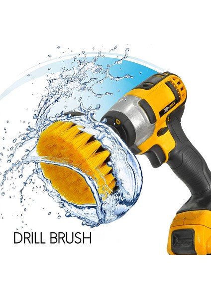 4 Adet Kombine Matkap Fırçası Güç Ovma Fırçası Matkap Spin Scrubber Elektrikli Temizleme Fırçası Araba Banyo Ahşap Zemin Çamaşır Odası Temizleme Için Sabitleme (Yurt Dışından)