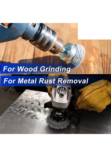 Matkap Için 4 Paket Tel Fırça, 3 Inç Matkap Tel Fırçaları, Pas Temizlemek Için 1/4 Inç Altıgen Tel Fincan Fırça Seti, Tel Fırça (Yurt Dışından) modelleri