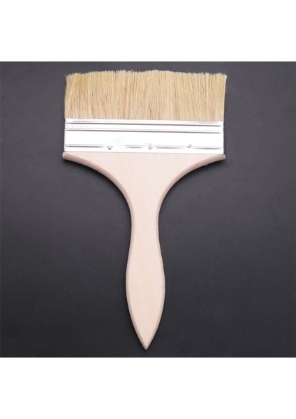220 x 135MM Geniş Kıl Saç Ahşap Saplı Boya Fırçası Duvar Boyama Aracı (Yurt Dışından)