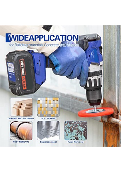 Paket Naylon Filament Aşındırıcı Tel Fırça Tekerleği ve Bardak Fırça Seti, Pas Korozyon Boyasını Çıkarmak Için Naylon Fırça Seti (Yurt Dışından) indirimleri