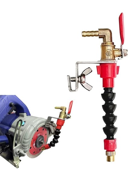 Kesme Makinesi Için Toz Sökücü Su Püskürtme Seti, 16.4ft Su Boruları ile Tuğla Kiremit Kesme Makinesi Öğütücü Abd Tak (Yurt Dışından)