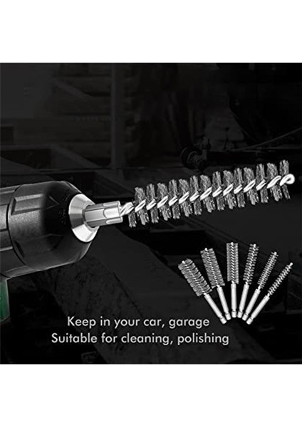 12 Adet Tel Delik Fırçası Delik Temizleme Fırçası Fırça Seti Paslanmaz Çelik Tel Bükülmüş Fırça Matkap Darbeli Sürücü Için 6 Boyutta (Yurt Dışından) indirimleri