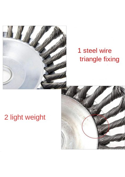 150MM Çelik Tel Giyotin Kafa Çim Çalı Kesici Toz Giderme Ayıklaması Plaka Şanzıman Çim Biçme Makinesi Için Sabitleme Kiti (Yurt Dışından)