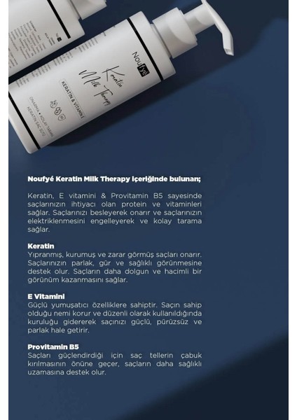 Keratin & E Vitamin Saç Sütü Kremi & Milk Therapy 100 ml fiyatları
