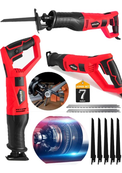 Alman 9900 Wat 6 Kademe Devir Ayarlı Bakır Sargılı Kemik Kesme Tilki Kuyruğu Makinesi 7 Bıçak