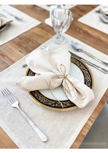 35 x 50 cm 1 Adet Pamuk Keten Runner Sunum Peçetesi, Servis Peçetesi , Amerikan Runner fiyatları