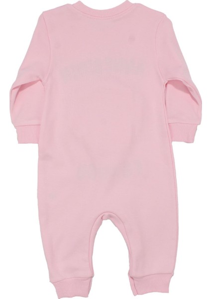 Kız Bebek Pembe Annesinin Kuzusu Yazılı Çıtçıtlı Tulum modelleri