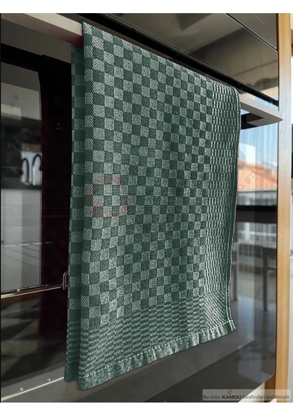 4 Adet 40 x 60 cm Ekose Desen, Alman Peçetesi, Mutfak Havlusu, Kurulama Havlusu, Mutfak Havlusu