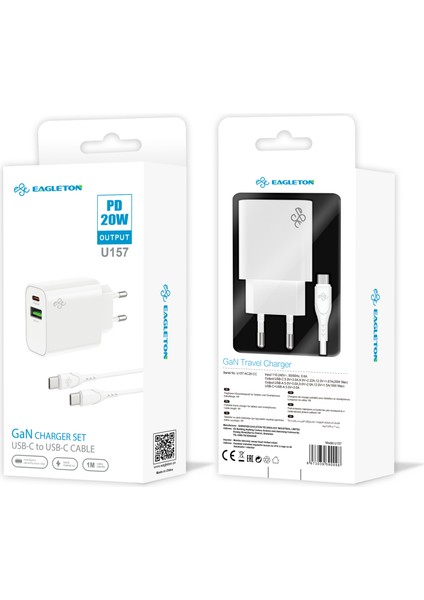 2in1 Pd 20W Seyahat Şarj Cihazı