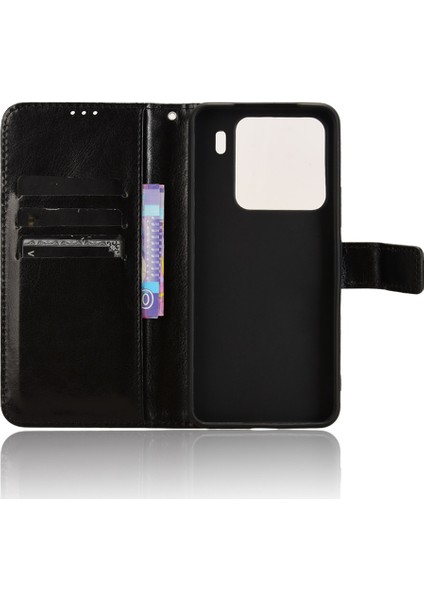 Xiaomi 15 Crazy Horse Doku Pu Deri Telefon Cüzdan Kapağı (Yurt Dışından) fiyatları