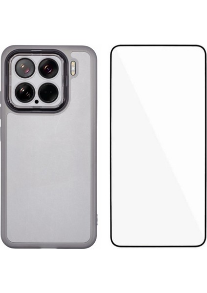 Xiaomi 15 Tpu Kılıf Temperli Camlı Elektroliz Çerçeve (Yurt Dışından)
