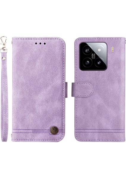 Xiaomi 15 Cüzdan Kılıfı Cilt Dokunmatik Deri Telefon Kapağı (Yurt Dışından)