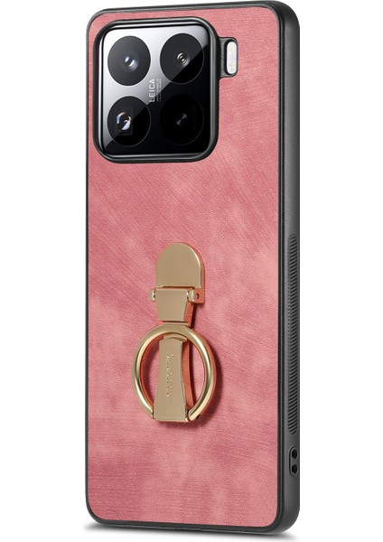Xiaomi 15 Katlanır Kickstand Retro Deri Arka Kapak (Yurt Dışından)