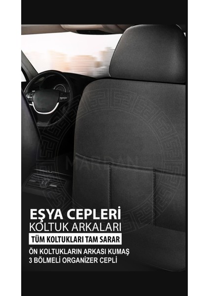 Renault 12 Uyumlu Körfez Serisi Oto Koltuk Kılıfı Gri indirimleri