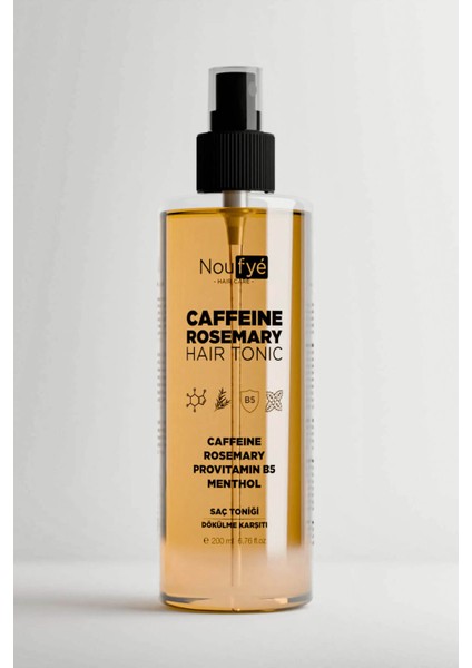 Anti Dökülme Saç Toniği, Biberiye, Kafein, Provitamin B5, Mentol, 200 ml