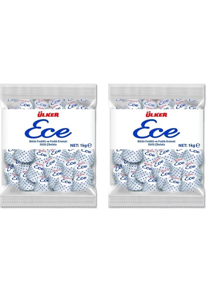 Ece Fındıklı Poşet 1000 gr x 2 Adet (2 Kg)
