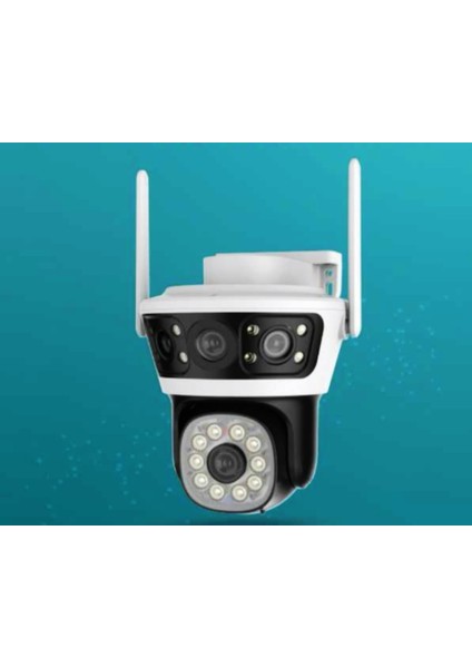3+3 Megapiksel 1080P Full Hd Wi-Fi Çift Lensli Gece Görüşlü