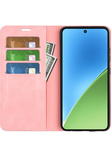 Xiaomi 15 Cilt Dokunuşlu Deri Cüzdan Telefon Kapağı (Yurt Dışından) fiyatları