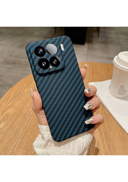 Xiaomi 15 Sert Pc Telefon Kapağı Karbon Fiber Doku Damla Korumalı (Yurt Dışından)