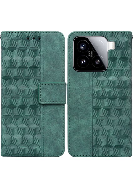 Xiaomi 15 Bilek Kayışlı Deri Cüzdan Telefon Kılıfı (Yurt Dışından)