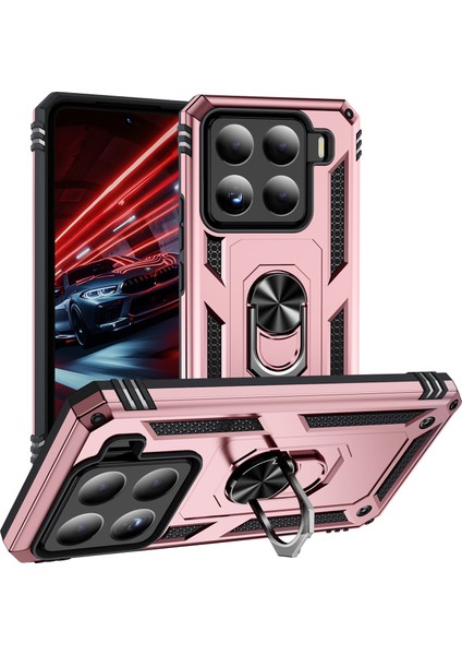 Xiaomi 15 Pc + Tpu Telefon Kılıfı ve Döner Halka Çubuğu (Yurt Dışından)