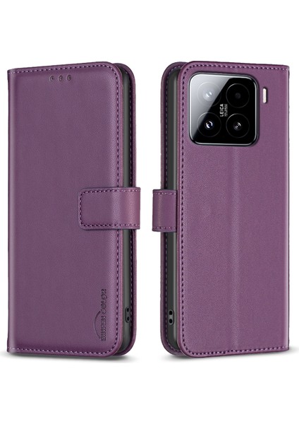 Xiaomi 15 Cüzdan Folyosu Flip Deri Kapak (Yurt Dışından)