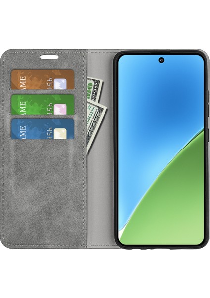 Xiaomi 15 Cilt Dokunuşlu Deri Cüzdan Telefon Kapağı (Yurt Dışından) fiyatları