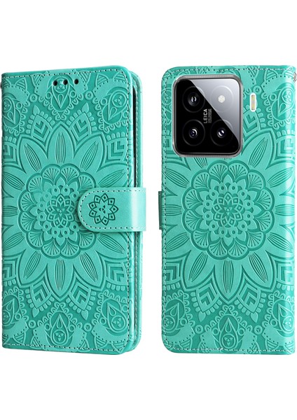 Xiaomi 15 Deri Cüzdan Telefon Kılıfı (Yurt Dışından)