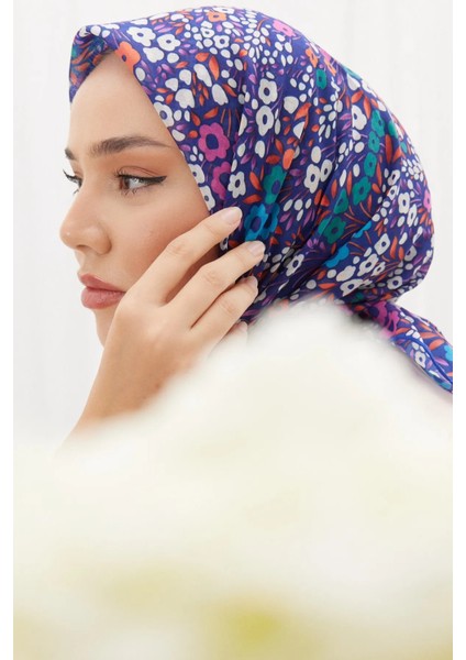 Petunya Desen Soft Pamuk Eşarp