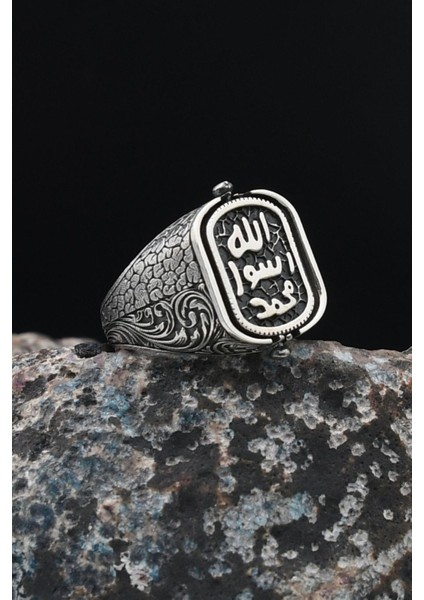 Mührü Şerif ve Oniks Taşlı Çift Tarafli 925 Ayar Gümüş Erkek Yüzüğü 901526 fiyatları