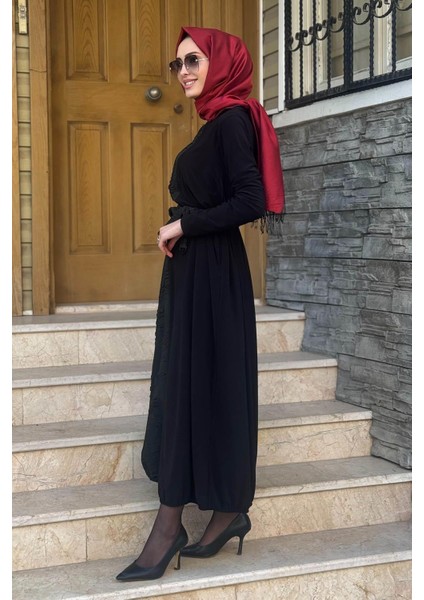 Nurcan Çetin Elbise 25114 Siyah
