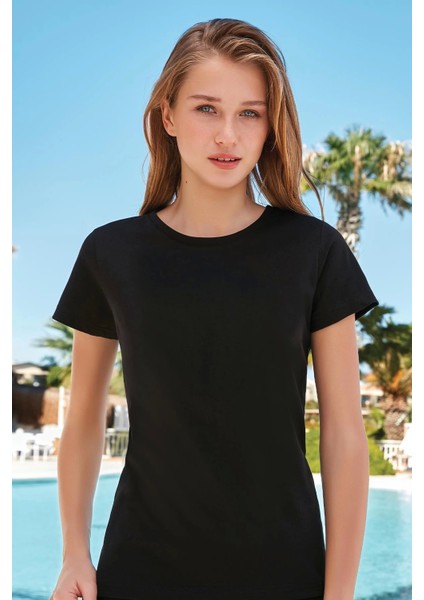 8133 Kadın T-Shirt Siyah