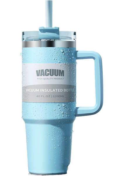 1200ML Araba Dak 304 Paslanmaz Çelik Pipet Yalıtım Dak Araba Su Dağı Içme (Yurt Dışından)